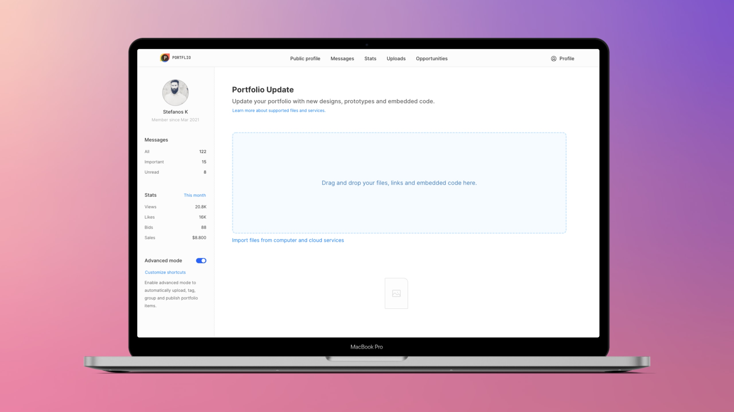 User dragging image files into conversion interface